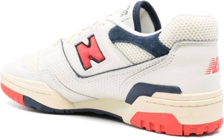 New Balance 550 Sneakers Off White Navy Red Multicolor Heren