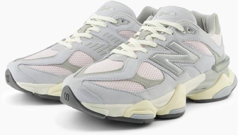 New Balance 9060 Graniet & Roze Sneaker Gray Dames