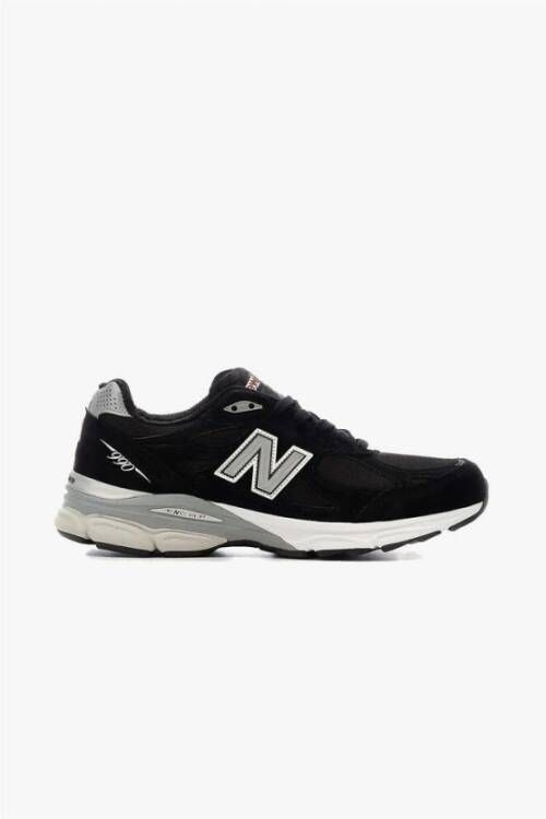 New Balance "990v3 Core Sneakers in Zwart" Zwart Heren