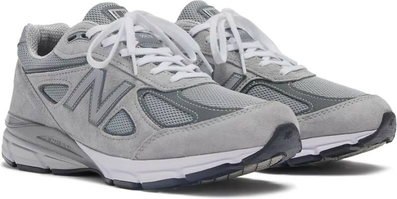 New Balance 990v4 Core Grey Silver Sneakers Gray Heren