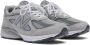 New Balance 990v4 Core Grey Silver Sneakers Gray Heren - Thumbnail 2