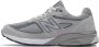 New Balance 990v4 Core Grey Silver Sneakers Gray Heren - Thumbnail 3