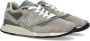 New Balance Grijze Sneakers met Veters en Patch Logo Multicolor Heren - Thumbnail 9