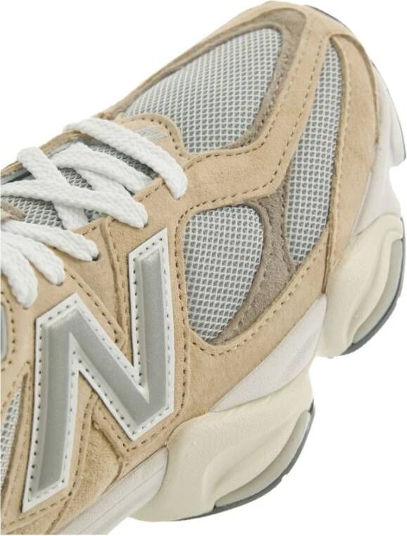 New Balance Beige Chunky Sneakers met Logo Patch Beige Heren