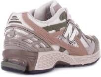 New Balance Beige Sneakers met Suède Details Multicolor Heren