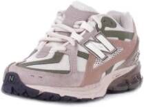 New Balance Beige Sneakers met Suède Details Multicolor Heren