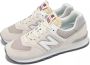 New Balance Beige Sneakers van Suède en Stof Beige Dames - Thumbnail 2