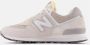 New Balance Beige Sneakers van Suède en Stof Beige Dames - Thumbnail 3