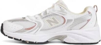 New Balance Beige Sportieve Sneakers met Rubberen Zool Beige Dames