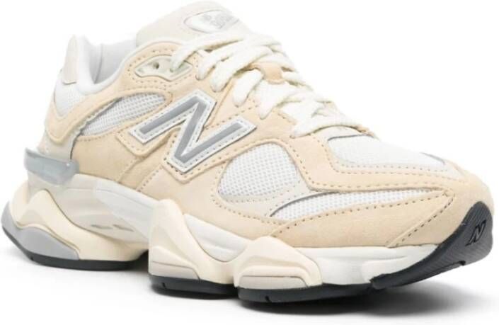 New Balance Beige Suede Panel Sneakers Beige Dames