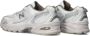 New Balance Witte Beige Sneakers Veters Rubberen Zool White - Thumbnail 9