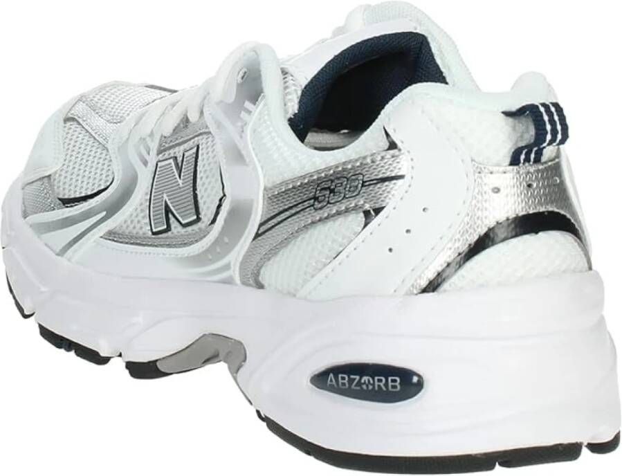 New Balance Blauw Witte Sneakers 2024 White Dames