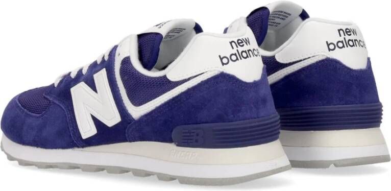 New Balance Blauwe Lage Sneaker 574 Blue Heren