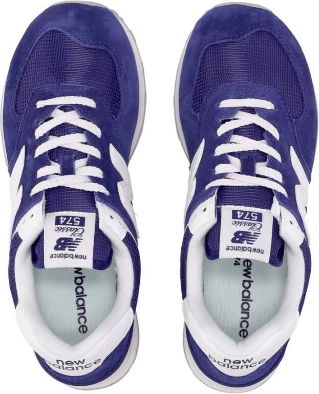 New Balance Blauwe Lage Sneaker 574 Blue Heren