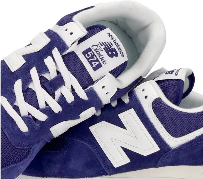 New Balance Blauwe Lage Sneaker 574 Blue Heren