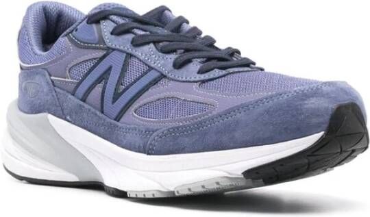 New Balance Blauwe Mesh Sneakers met Amandel Teen Purple Heren