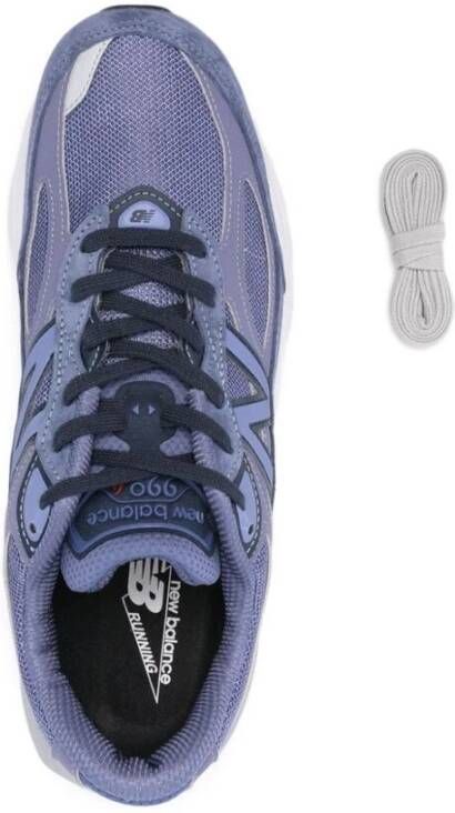 New Balance Blauwe Mesh Sneakers met Amandel Teen Purple Heren