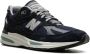 New Balance Blauwe Sneakers Mesh Paneling Vetersluiting Blue Heren - Thumbnail 6