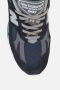 New Balance Blauwe Suède Lage Sneakers met Reflecterende Details Blue Dames - Thumbnail 4