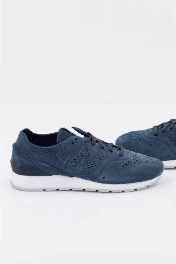 New Balance Blauwe Suède Lifestyle Sneakers Blue Dames