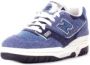 New Balance Blauwe Suède Logo Sneakers Blue Dames - Thumbnail 7