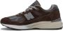 New Balance Bruine Sneakers 991v2 Pinecone Brown Smoked Pearl Brown Heren - Thumbnail 3