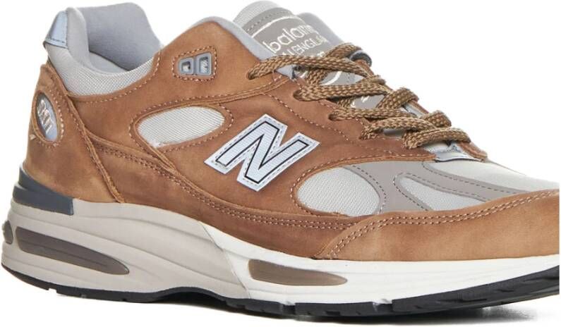 New Balance Bruine Sneakers 991vl Stijl Brown Heren