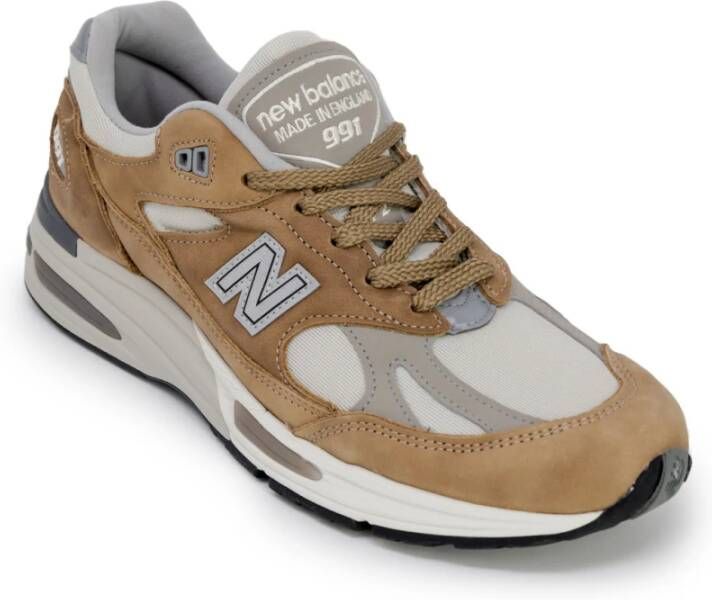 New Balance Bruine Sportieve Sneakers met Veters Brown Heren