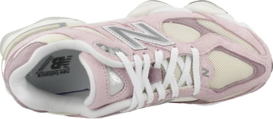 New Balance Casual Sneakers in Zwart en Wit Pink Dames