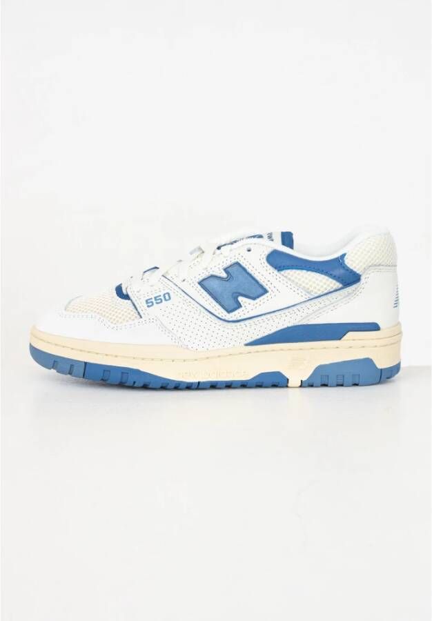 New Balance Crème 550 Lichtblauwe Sneakers White Unisex