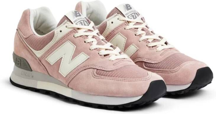 New Balance Engeland Sneakers Pale Mauve Suède Pink Heren