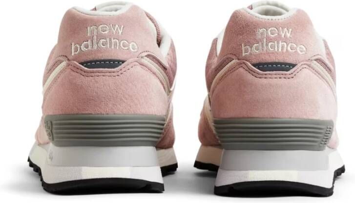 New Balance Engeland Sneakers Pale Mauve Suède Pink Heren