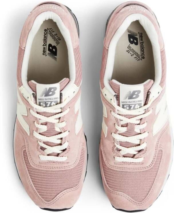 New Balance Engeland Sneakers Pale Mauve Suède Pink Heren