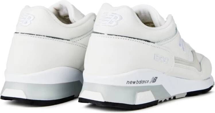 New Balance Engeland Sneakers Wit Grijs Logo Leer White Heren