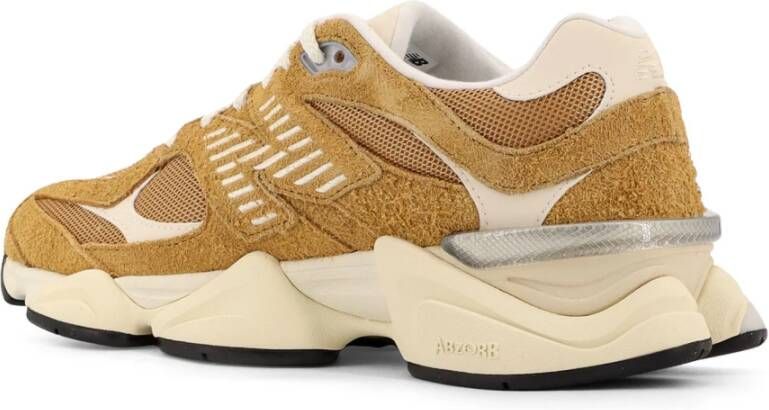 New Balance Geborduurd Logo Mesh Sneakers Brown Heren