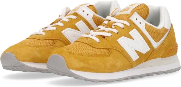 New Balance Gele Lage Sneaker 574 Yellow Heren