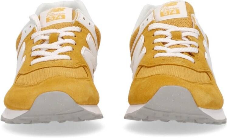 New Balance Gele Lage Sneaker 574 Yellow Heren