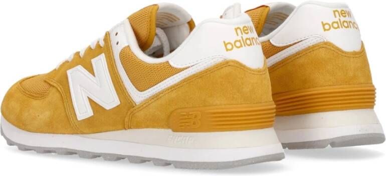 New Balance Gele Lage Sneaker 574 Yellow Heren