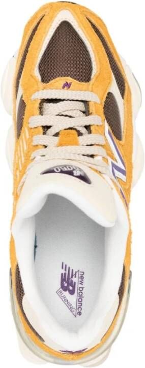 New Balance Gele Sneakers Mesh Paneling Chunky Sole Yellow Heren