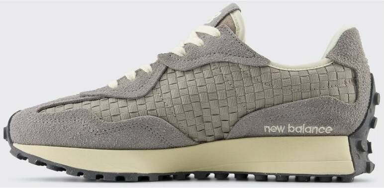 New Balance Geweven en Suède Damessneakers Gray Dames