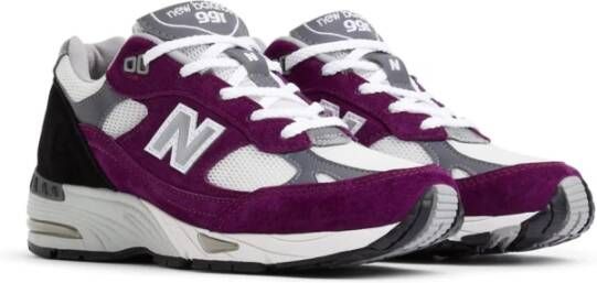 New Balance Grape Juice Sneakers Logo Rubberen Zool Multicolor Dames