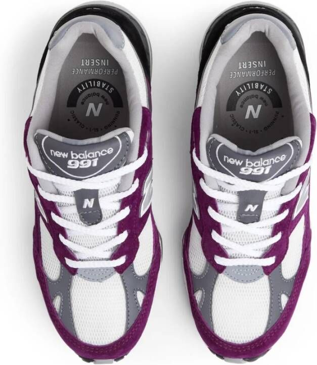 New Balance Grape Juice Sneakers Logo Rubberen Zool Multicolor Dames