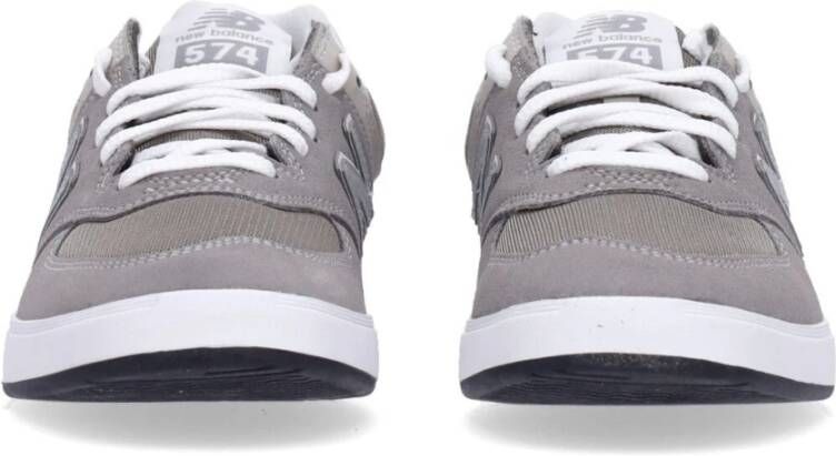 New Balance Grijze 574 Lage Sneakers Vetersluiting Gray Heren