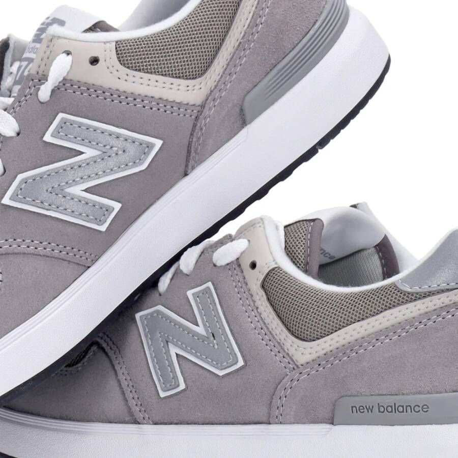 New Balance Grijze 574 Lage Sneakers Vetersluiting Gray Heren