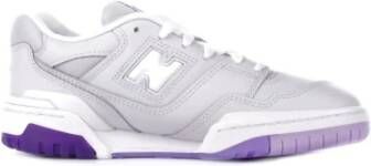 New Balance Grijze Junior Sneakers met Leren Details Gray Dames