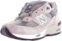 New Balance Grijze Logo Sneakers Mesh Suède Rubber Gray Dames - Thumbnail 6