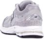 New Balance Grijze Logo Sneakers Suède Rubberen Zool Gray Heren - Thumbnail 3