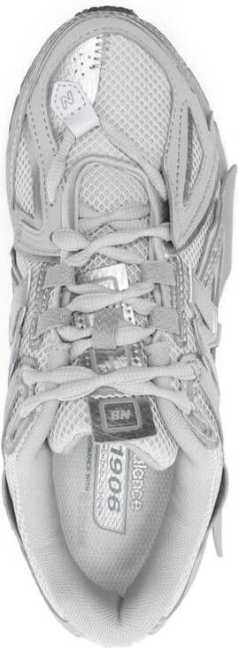 New Balance Grijze Mesh Panel Sneakers Gray Dames