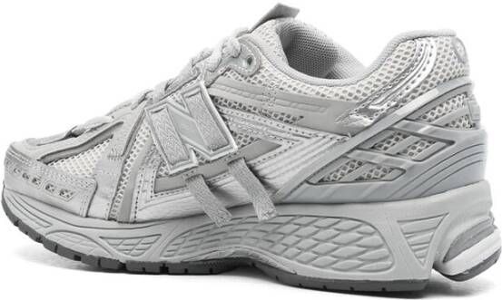 New Balance Grijze Mesh Panel Sneakers Gray Dames