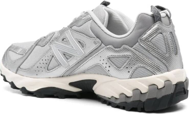 New Balance Grijze Panel Sneakers Gray Heren